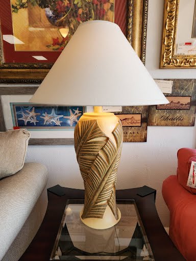 SET OF 2 | Palm Table Lamps 33H"