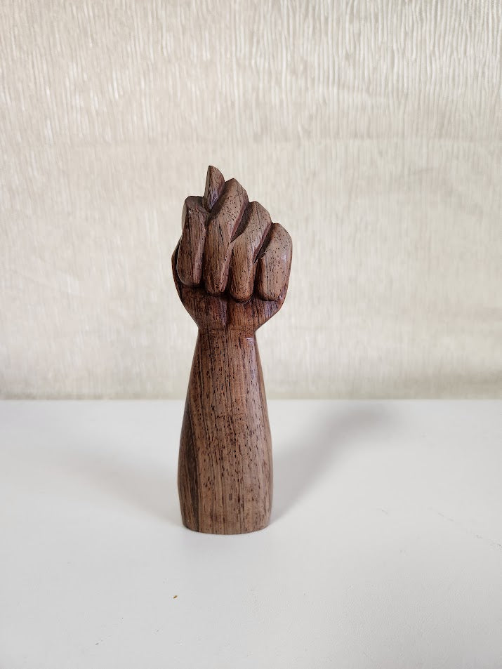 Hand Carved Wood Sculpture Home Item