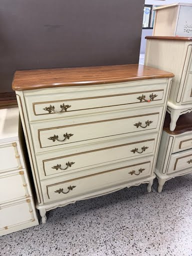 5PC SET | Two Tone French Provincial Bed Set