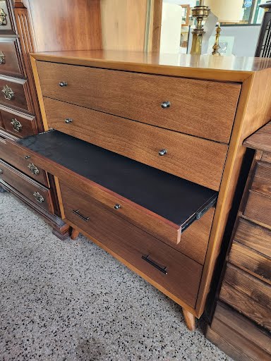 38W" High Chest - Walnut Finish