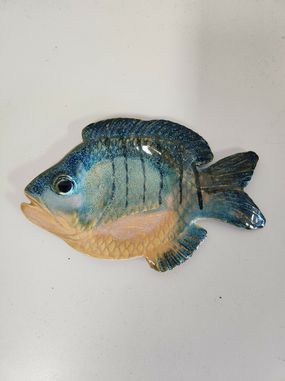 Small Fish Pottery Plate Home Item