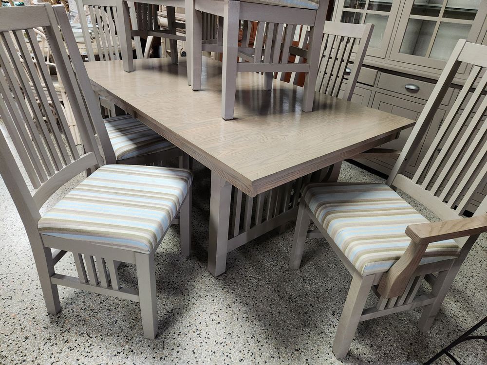 Gray  Wash Dining Set