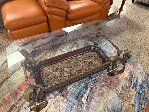 Glass Top Coffee Table