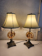 Set of 2-  Shell Table Lamp