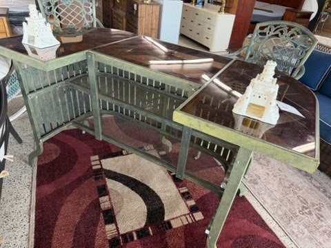 5 Piece Cast Aluminium Outdoor Bar & Chairs