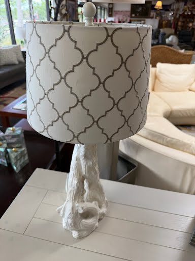 White Driftwood Table Lamp