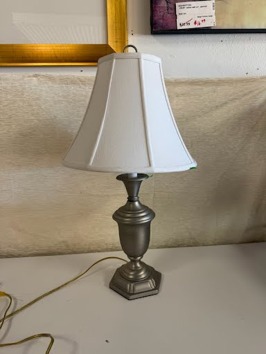 26" Height Gun Metal Touch Base Table Lamp