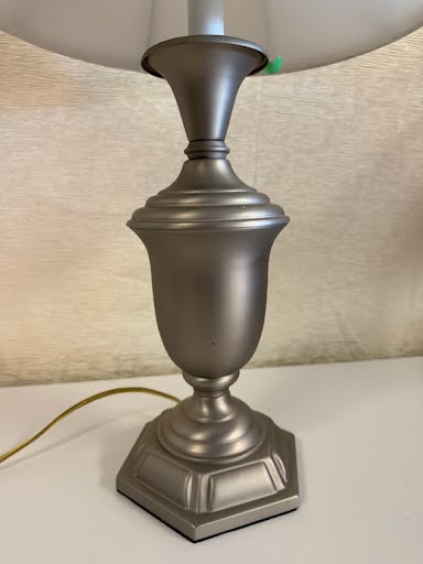 26" Height Gun Metal Touch Base Table Lamp