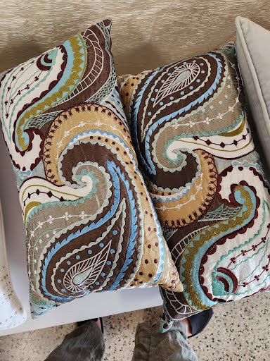Set of Two | 10x19 Emboridered Pilllows