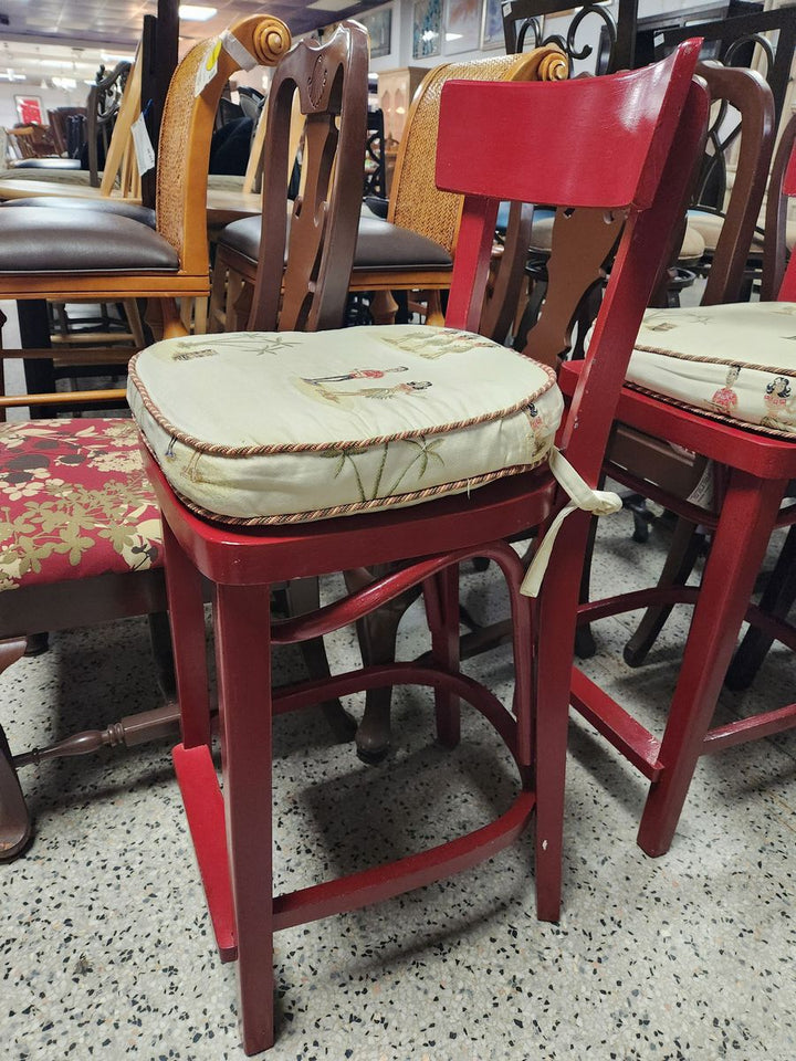 Red Bar Stool