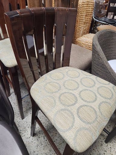 SET OF 2- Rosewood Bar Stool
