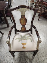 Maitland Smith Dark Wood Dining Set
