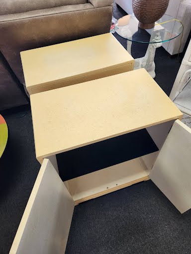 SET OF 2-  Oriental Cabinet/ Nightstand