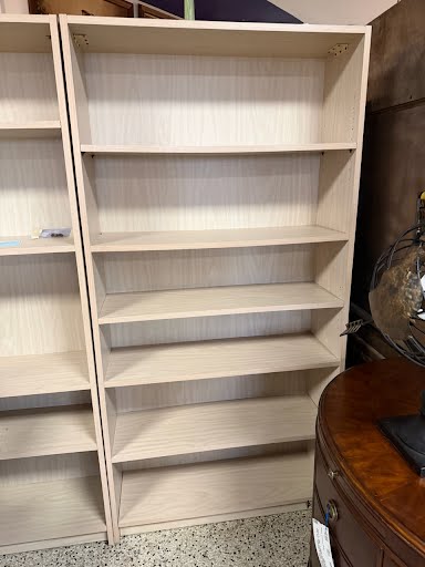 Grey Wash 5 Shelf Bookcase