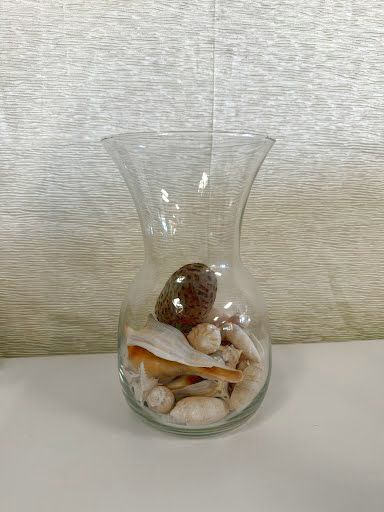 9" Clear Vase