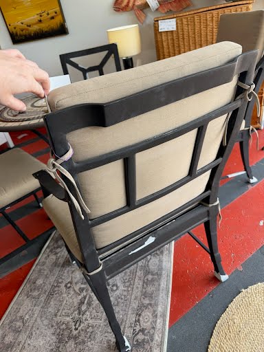 FRONTGATE | SET OF 2 Aluminum "Olympia" Outdoor Dining Chairs