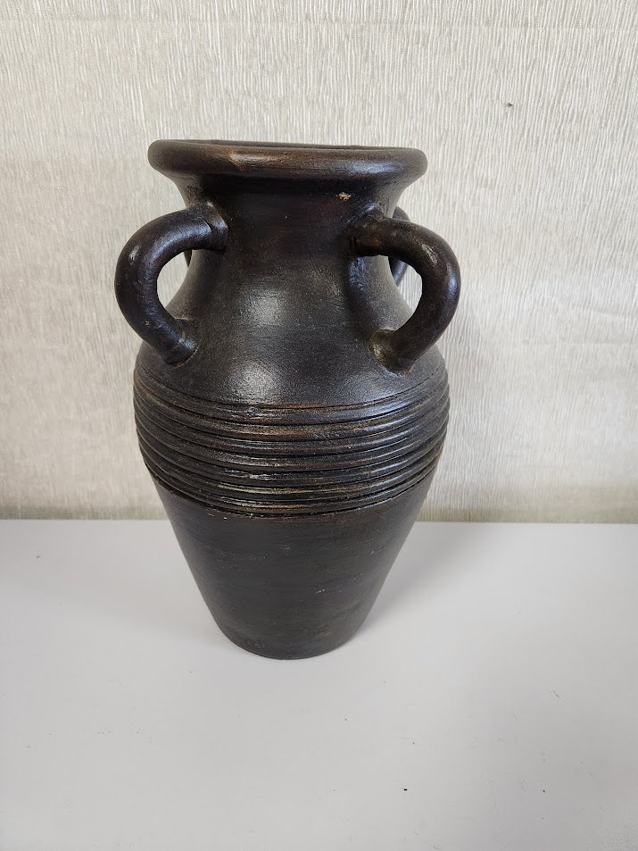 14'h Dark Finish Vase