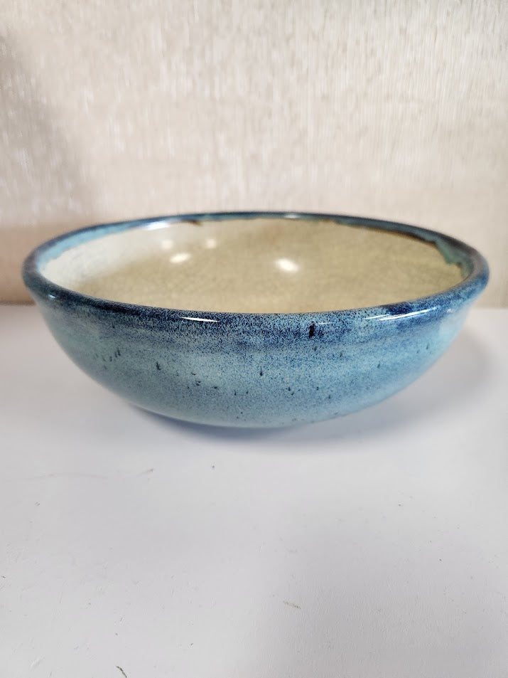 Blue Pottery Bowl Home Item