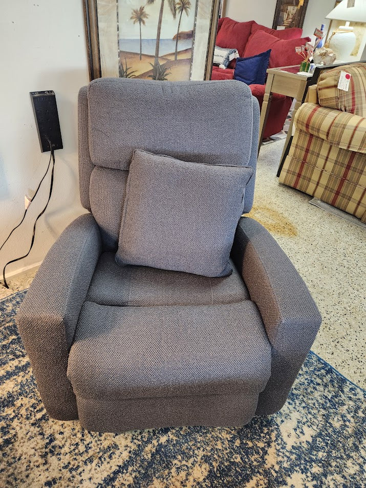 Flexsteel Blue Manual  Recliner