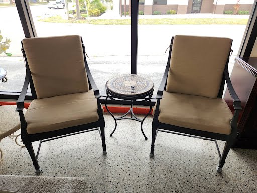 FRONTGATE | SET OF 2 Aluminum "Olympia" Outdoor Dining Chairs