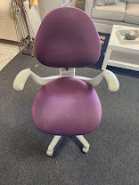 Purple Armed Desk Chair