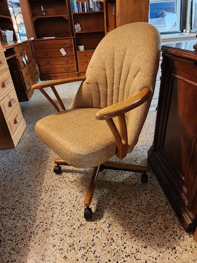Set of Two | Chromecraft Wood Arm Chairs