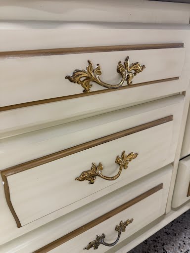 5PC SET | Two Tone French Provincial Bed Set