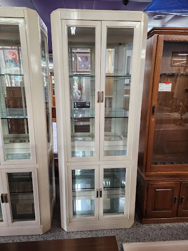 AMERICAN OF MARTINSVILLE Glass Front Display Cabinet