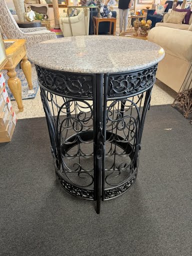 Wine Cabinet With Granite Top