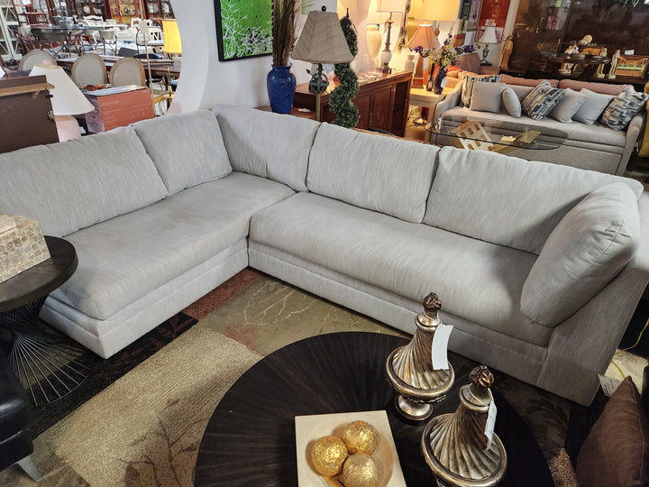 2-Piece Dove Grey Sectional