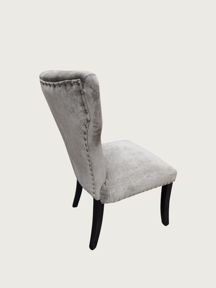 SET OF 2 | Gray Armless Chairs