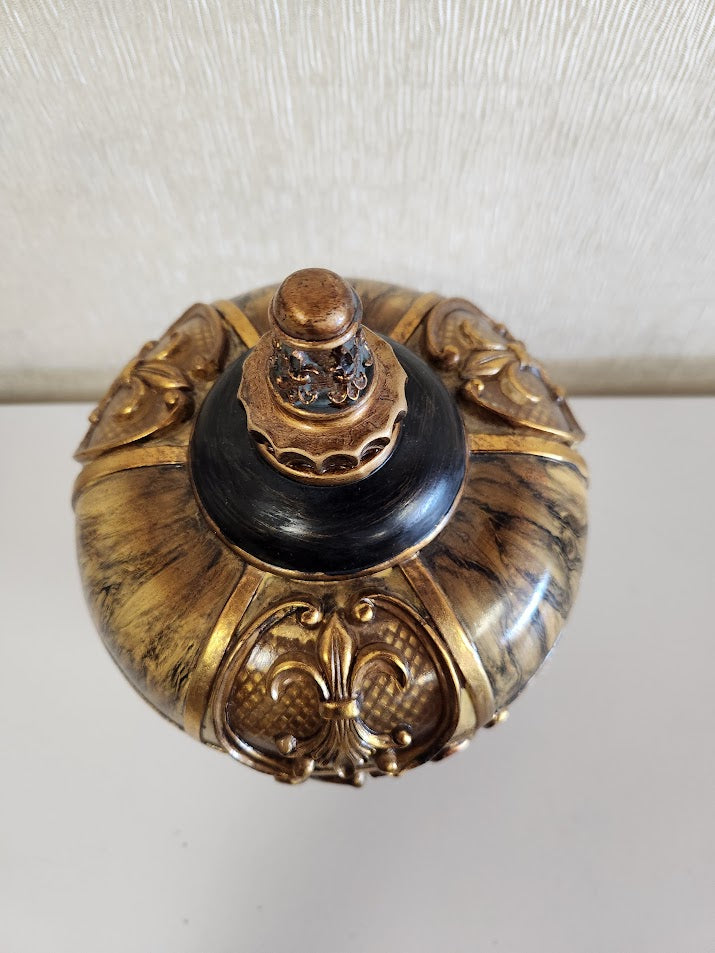 Decorative Jar With Lid Home Item
