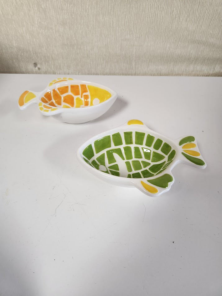 Green/Yellow Fish dishes