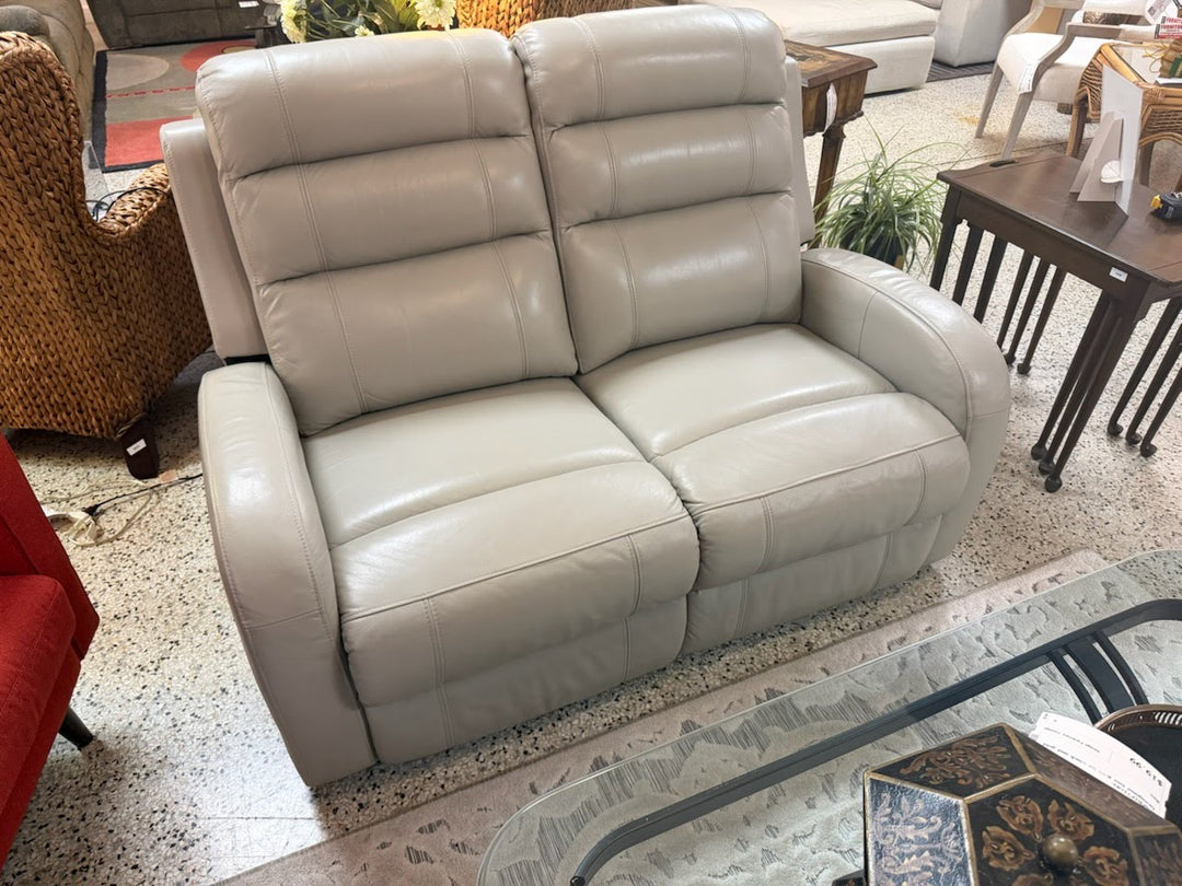 Top Grain Leather Love Seat