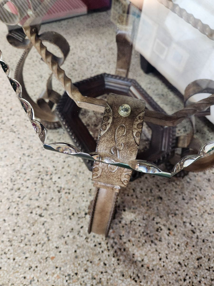 Golden Bronze Metal End Tables