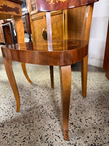 Italian Game Table with 2 Chairs