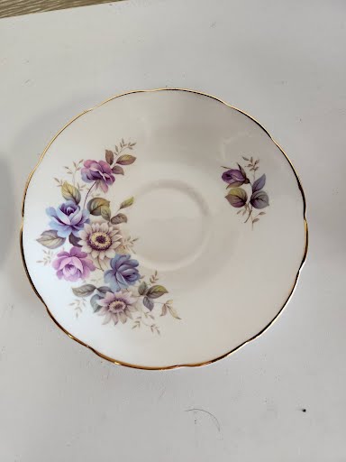 China Saucer Bone China Royal Sutherland Made in Staffordshire England