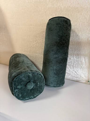 SET OF 2 | Lumbar Pillows - Green