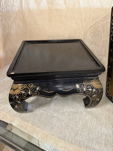 Black Oriental Style Planter