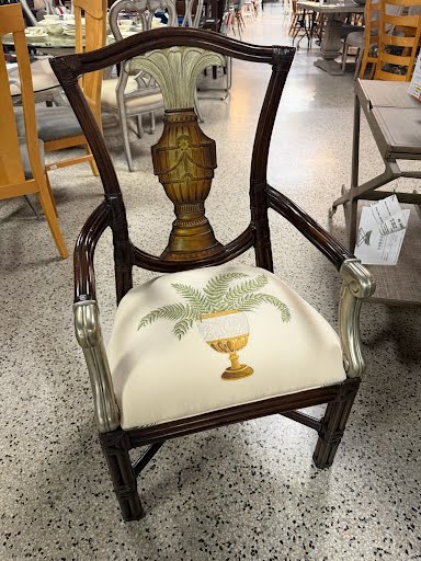 Maitland Smith Dark Wood Dining Set