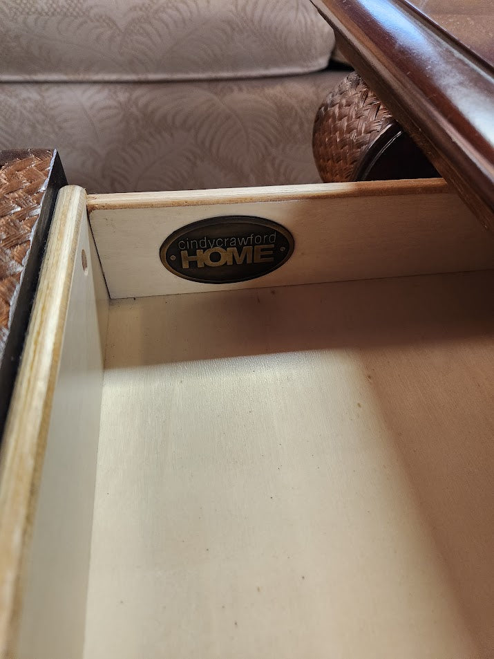 Dk Wood Cindy Crawford Coffee Table