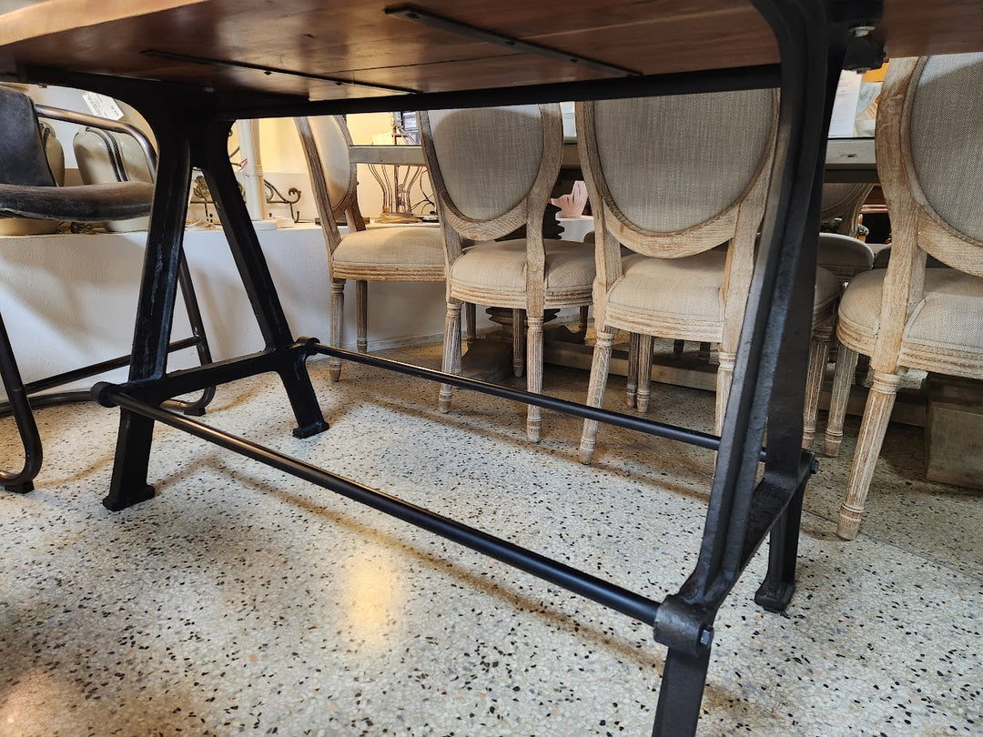 Acacia Wood Top Counter Table