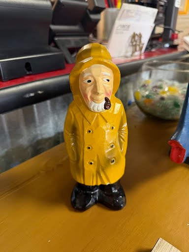 Fishermen Vintage coin  Bank Home Item