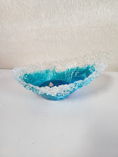 Wave Resin Bowl Centerpiece