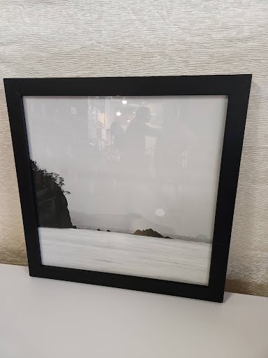 23" Black/White Landscape Photography Wall Art