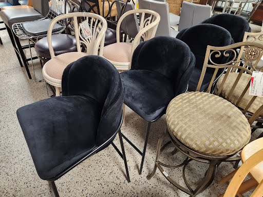 Set of 2 | Bar Height Stool - Black