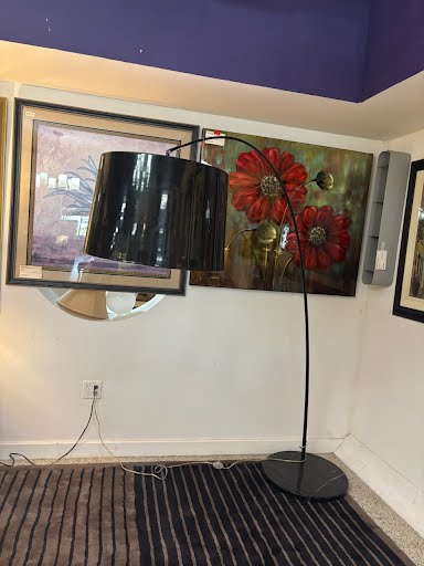 Black Marble Floor Lamp