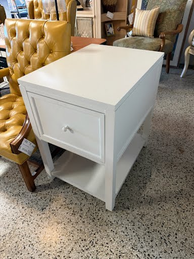 White Single Drawer File Cabinet