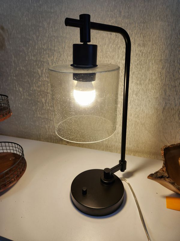 21"H Black Table Lamps