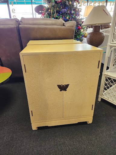 SET OF 2-  Oriental Cabinet/ Nightstand